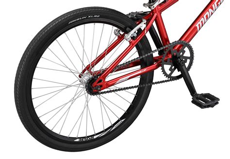 Mongoose Title 24 Bmx Race Bike With 24 Inch Wheels In Red For Beginner