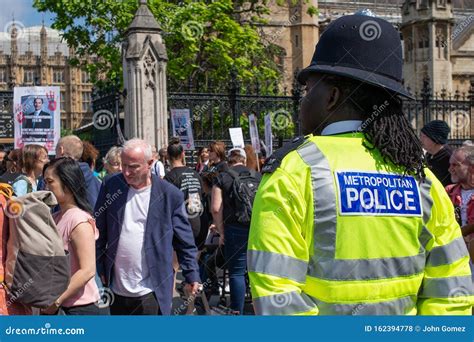 Anti Knife Crime Campaign Posters And Placards From Operation Shutdown Protesting Outside The