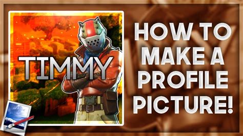 How To Make A Fortnite Youtube Profile Pictureicon With