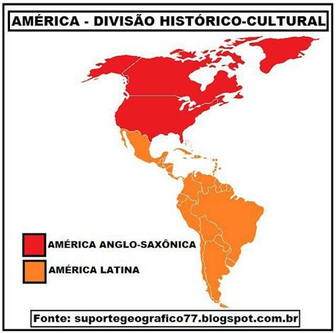 Am Rica Divis O Hist Rico Cultural Em Tudo Sobre Geografia