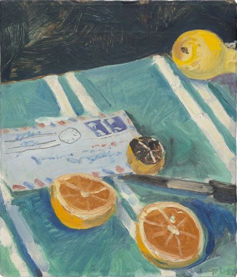 Richard Diebenkorn Still Life With Orange Halves 1957 Artsy
