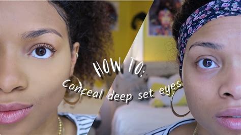 How To Conceal Deep Set Eyes Youtube