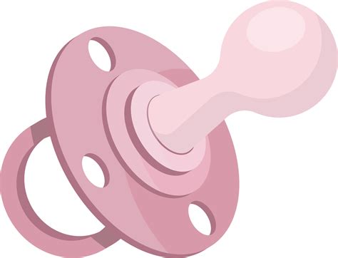 Baby Pacifier Clipart Design Illustration 9391765 Png