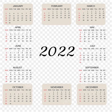 Gambar Satu Tahun Waktu Bulan 2022 Hari 2022 Hari Waktu Bentuk Png