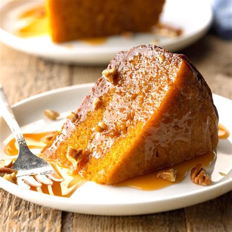 Caramel Pecan Pumpkin Cake Recipe Taste Of Home