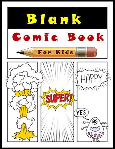 Blank Comic Book Create Your Own Comics With This Comic Book Journal