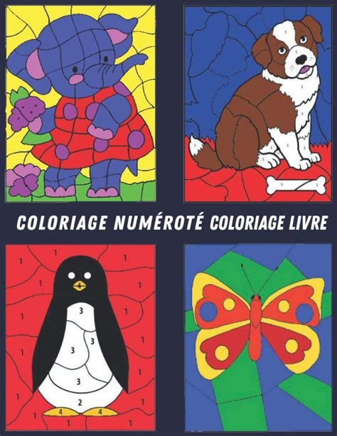 Buy Coloriage Numéroté Coloriage Livre Livre De Coloriage Avec 60