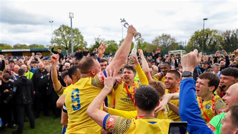 In Pictures Warrington Town Promoted To National League North