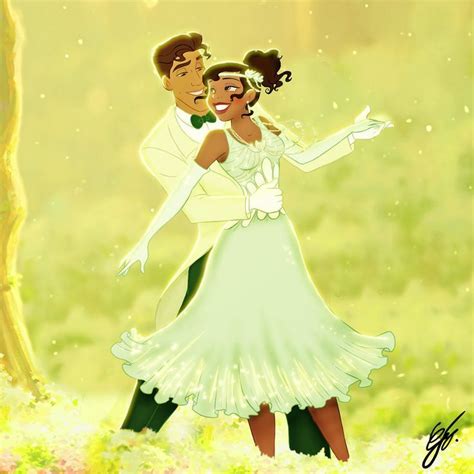 Tiana And Naveen From The Princess And The Frog Disney Fanart