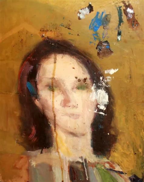 Vintage Expressionist Oil Painting Woman Portrait Picclick
