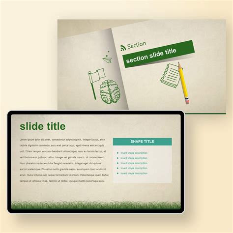 Nature Paper Powerpoint Templates Powerpoint Free
