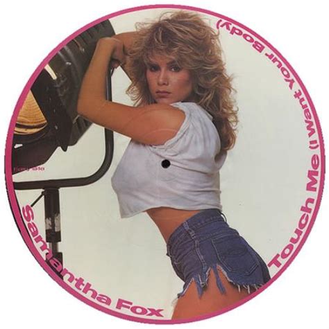 Samantha Fox Touch Me UK 12 Vinyl Picture Disc 12inch Picture Disc