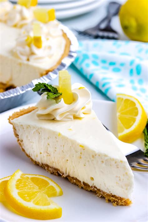 No Bake Lemon Icebox Pie Easy Budget Recipes