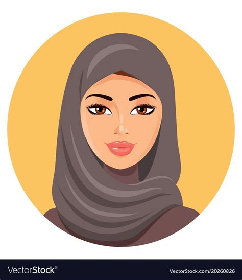 Woman Hijab Profile Icon Find The Perfect Woman Hijab Profile Stock