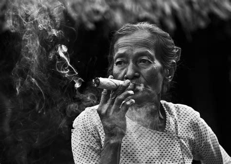 Wallpaper Dark Smoke Smoking Person Myanmar Burma Travel Girl