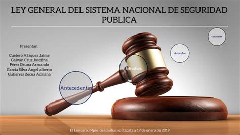 Ley General Del Sistema Nacional De Seguridad Publica By Josefina