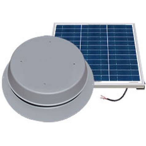 50 Watt Gable Solar Attic Fan By Natural Light Energy Systems
