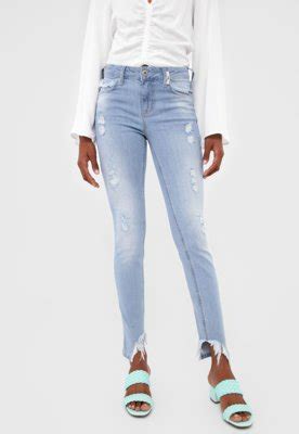 Cal A Jeans Forum Skinny Marisa Azul Compre Agora Dafiti Brasil