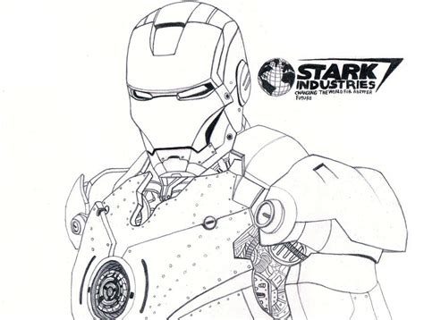 Iron Man Sketch Pencil By Vinzarts On Deviantart
