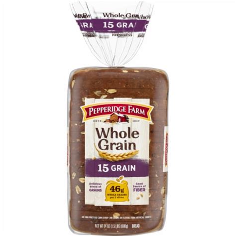 Pepperidge Farm® Whole Grain 15 Grain Bread 24 Oz Kroger