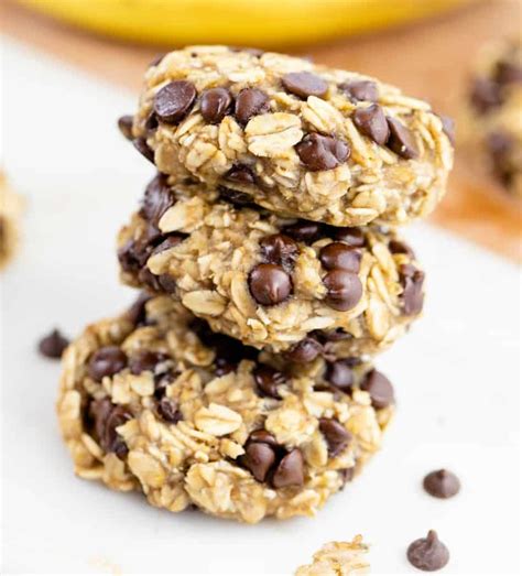 3 Ingredient Healthy Cookies On