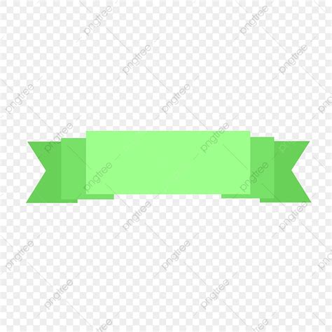 Green Ribbon Banner Png Transparent Green Ribbon Or Banner Ribbon