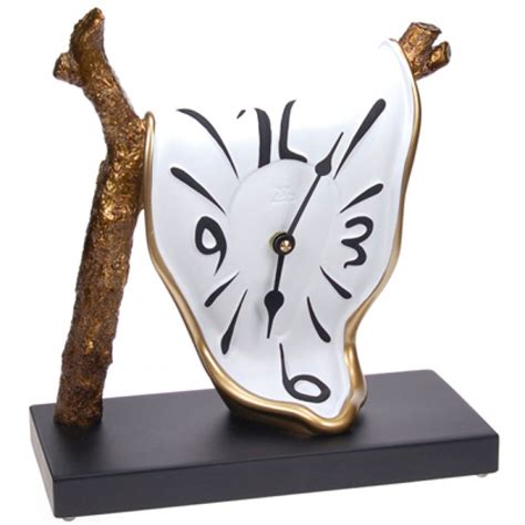 Branch Clock 522 Table Clock In Resin Antartidee Italian Design