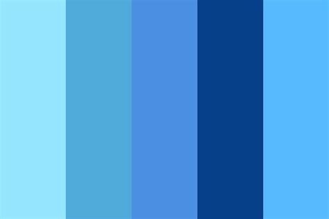 Baby Blue Falls Color Palette