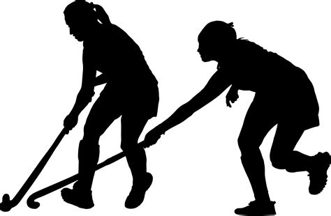 Field Hockey Player Silhouette At Getdrawings Free Download