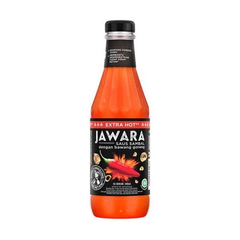 Jual Jawara Saus Sambal Extra Hot Botol 340ml Shopee Indonesia