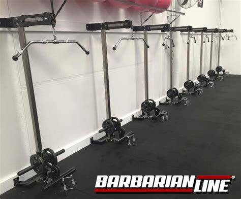 The lat pulldown machine is ultimately designed to work your lats through a variety of pulldown exercises, which you are 3. Barbarian Wall Mounted Lat Pulldown | BB-9077 | Space Saving Design | Sam's Fitness