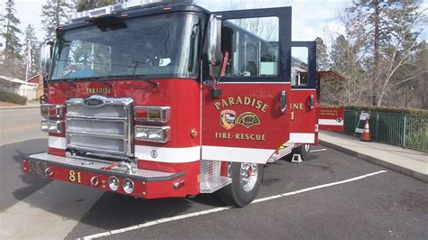 cal fire station 81 in paradise gets brand new engine krcr