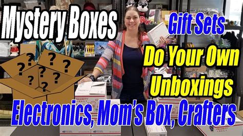 Pick one electronic mystery box! Mystery Boxes Electronics, Mom's Treasure Box, Crafters ...