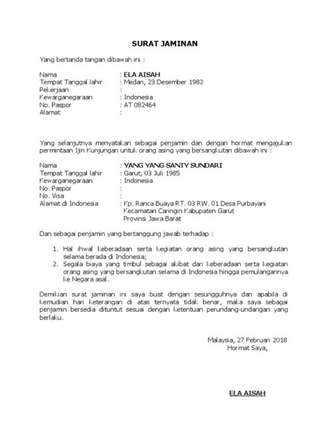 Contoh surat pribadi bahasa sunda. Contoh Surat Undangan Kunjungan Keluarga Ke Luar Negeri ...