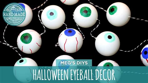 Halloween Eyeball Decor Diy Halloween Decorations Youtube