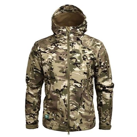 Men Softshell Military Jacket Many Styles Sharkskin Camouflage And