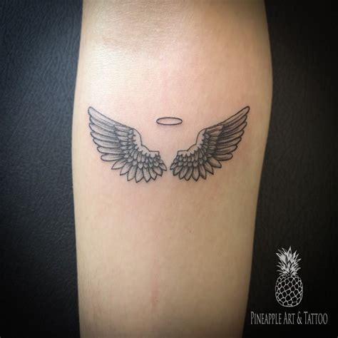 Small Angel Wings Tattoos