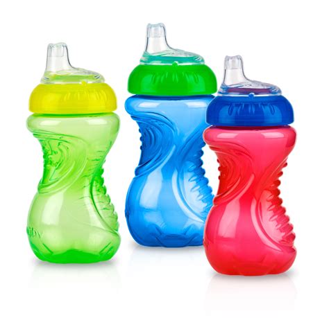 Nuby Easy Grip Soft Spout Sippy Cup 10 Oz 3 Pack