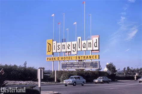 Yesterland Disneyland Signs Part 1 1955 To 1999