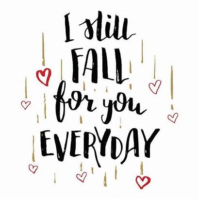 Still Fall Everyday Quotes Vector Card Falling