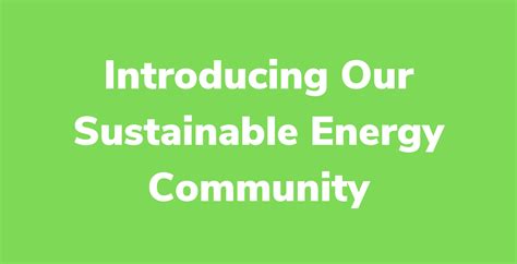 Blog 1 Introducing Our Sustainable Energy Community Capital Credit Union