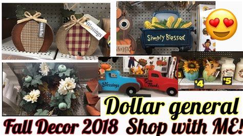 Dollar general has farmhouse decor. Dollar General Shop With Me. FALL DECOR 2018 - YouTube