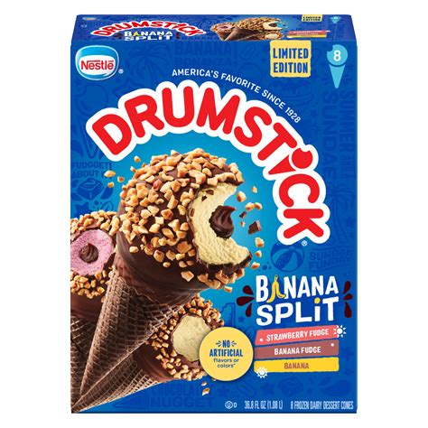 Drumstick Banana Split Ice Cream Cones Variety Pack Ct Walmart Com