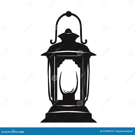 Rustic Lantern Silhouette Stock Illustration Illustration Of Captures