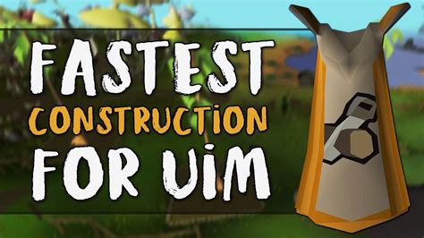 Uim Fossil Island Construction Guide Osrs Youtube