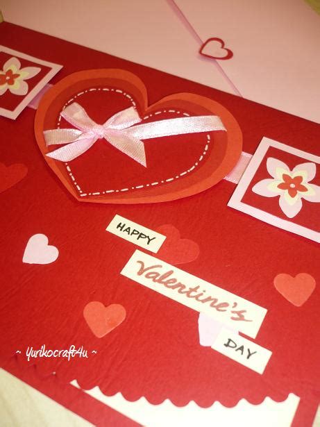Handmade Greeting Cards By Yuriko Hearty Valentines Day Card