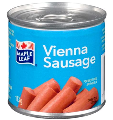 Bioexpert Maple Leaf Vienna Sausage Recalled In Canada Due To Bulging