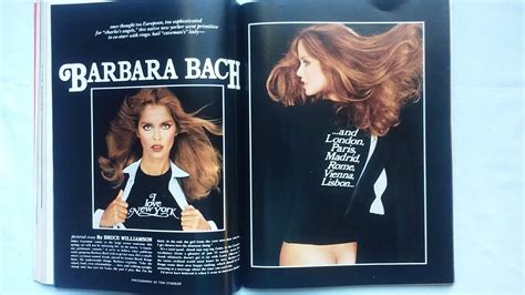Playboy Magazine Barbara Bach Urban Cowgirls January Etsy
