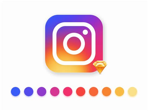 New Instagram Logo In Sketch Freebie Download Sketch Resource
