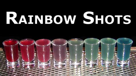 How To Make Rainbow Shots By Guizdp Youtube